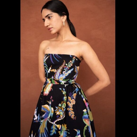 NWT Banjanan Simona Strapless Dress Mirage Size Small - Picture 2 of 16